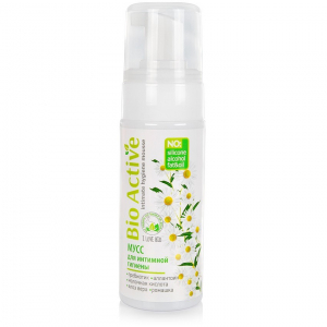 Мусс для интимной гигиены "Bio Active" с алоэ вера и ромашкой, 150ml
